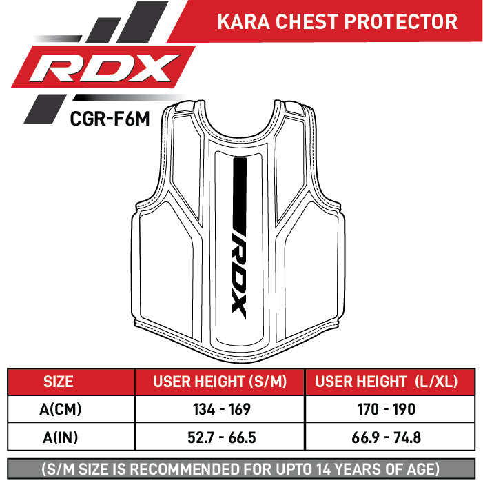 RDX KÖRPERSCHUTZ F6M KARA COACH CHEST PROTECTOR