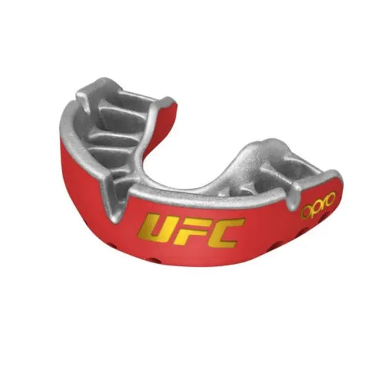 UFC MUNDSCHUTZ OPRO GOLD RED METAL/SILVER