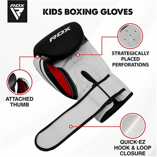 RDX BOXING BOXING GLOVES 4B ROBO KIDS BOXING GLOVES