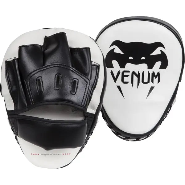 Venum Light Focus Mitts - Eis-Schwarz / 1 Paar
