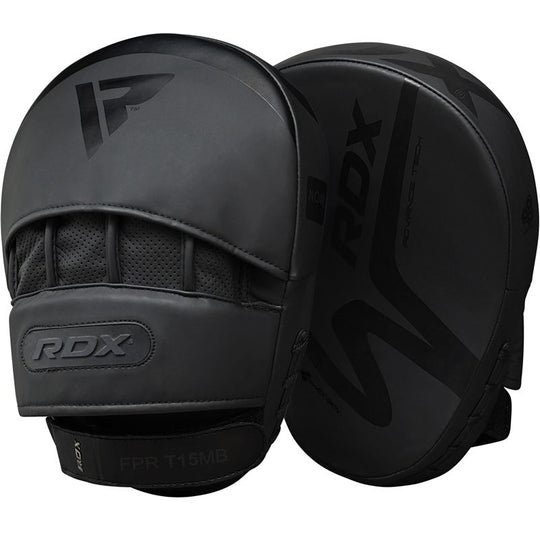 RDX BOXPRATZEN T15 NOIR CURVED BOXING TRAINING PUNCH MITTS