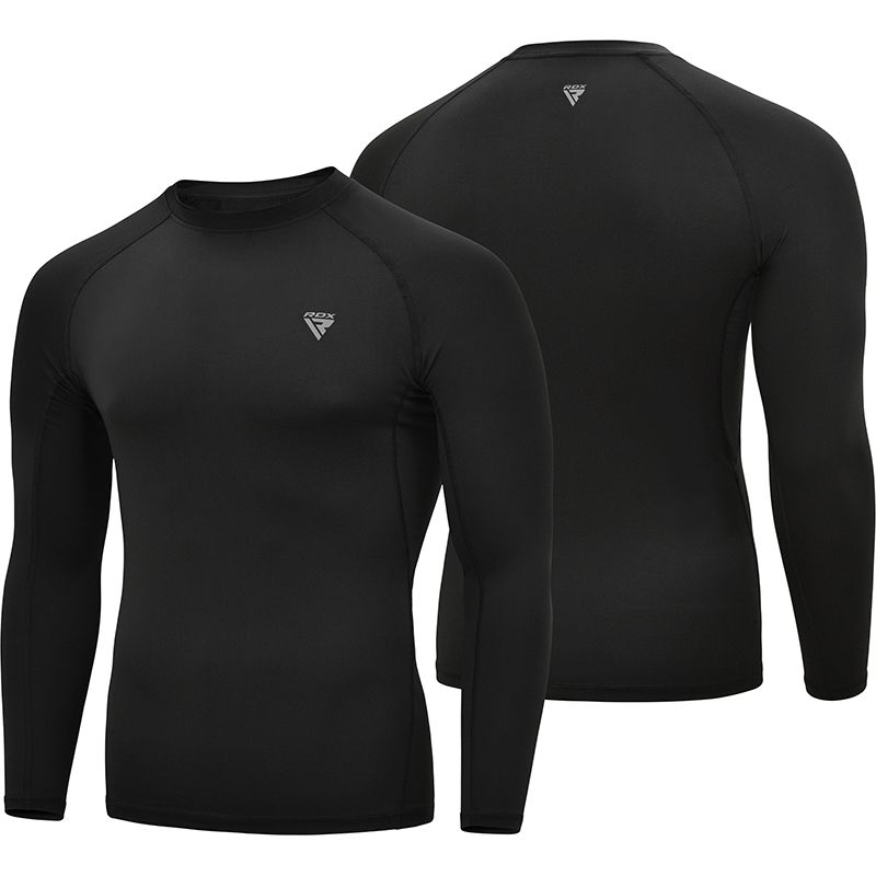 RDX RASHGUARD T15 LONG SLEEVE BLACK