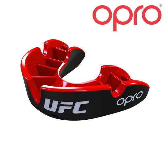 UFC MUNDSCHUTZ OPRO SILVER BLACK/RED
