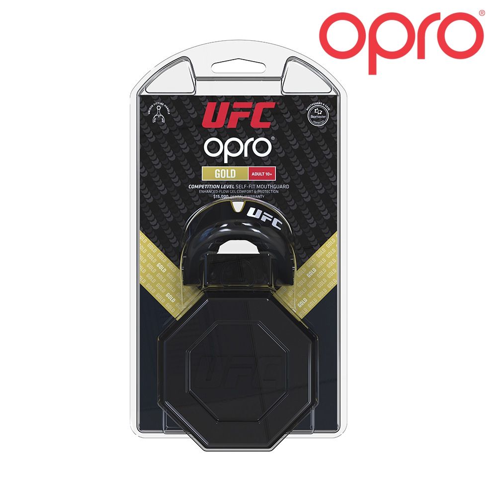 UFC MUNDSCHUTZ (KIDS) OPRO GOLD JR BLACK METAL/GOLD